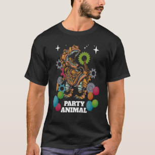 Steampunk dinosaur Party animal T-Shirt