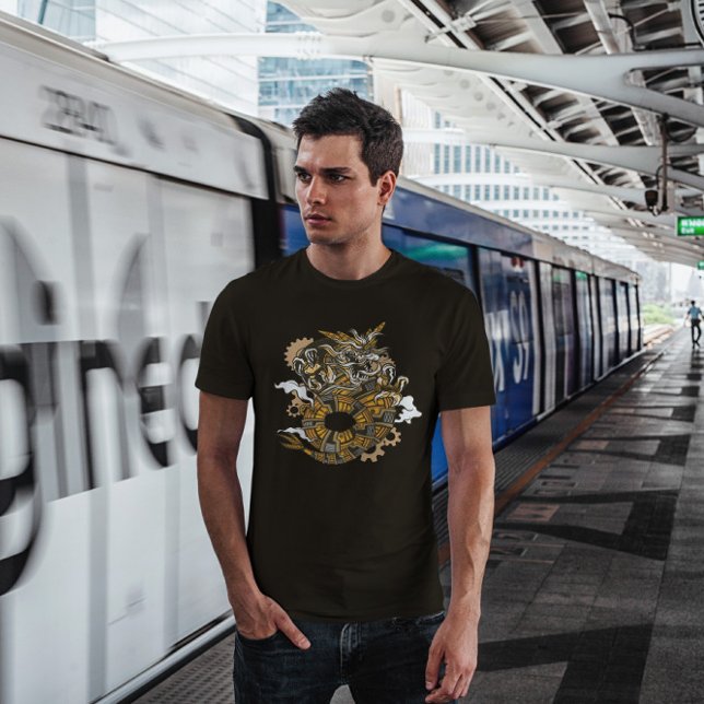 Steampunk Dragon   T-Shirt (Creator Uploaded)