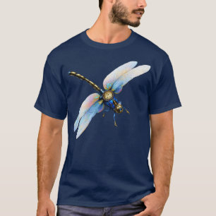Steampunk Dragonfly with Clock T-Shirt