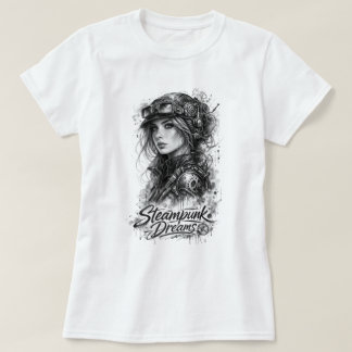 Steampunk Dreams – Vintage Victorian Fantasy Art T-Shirt