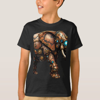 Steampunk Elephant The Mechanical Circus Sticker  T-Shirt