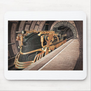 Steampunk Express Mouse Pad