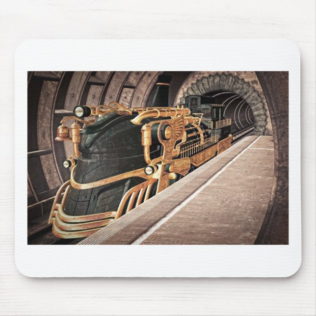 Steampunk Express Mouse Pad (Front)
