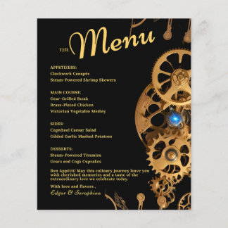 Steampunk Extravaganza Gold Vintage Wedding