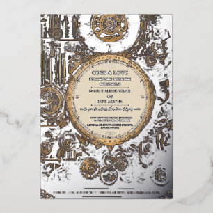 Steampunk Extravaganza Vintage Clockwork Wedding
