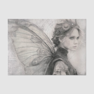 Steampunk Fairy Decoupage Tissue Paper