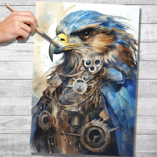 Steampunk Falcon 4 Decoupage Paper