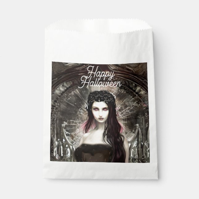 Steampunk Fallen Angel | Dark Art Halloween Favour Bags (Front)
