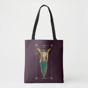Steampunk Fantasy Peacock   Tote Bag