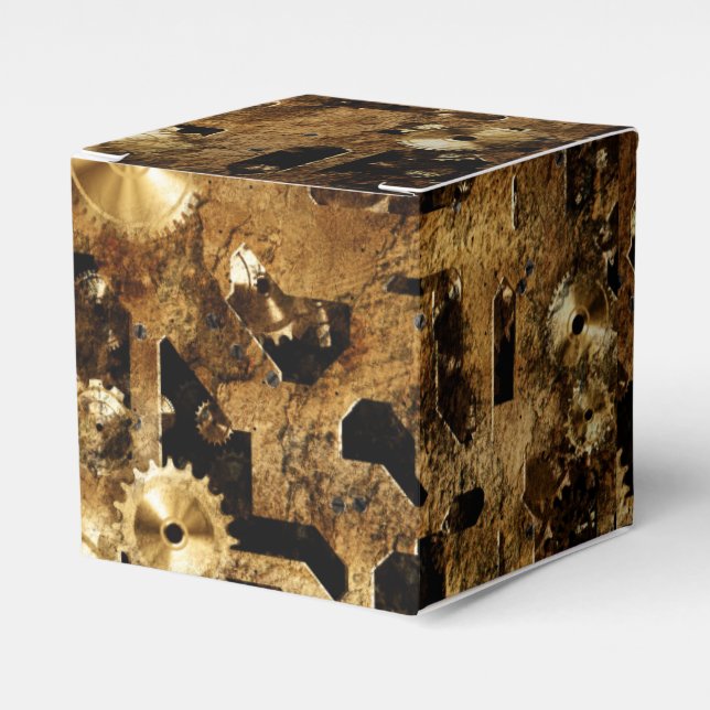 Steampunk Favour Box (Front Side)