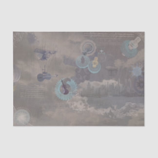 Steampunk Fiddle Strings Tissue Paper