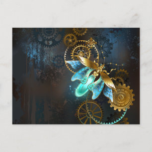 Steampunk Firefly Announcement Postcard