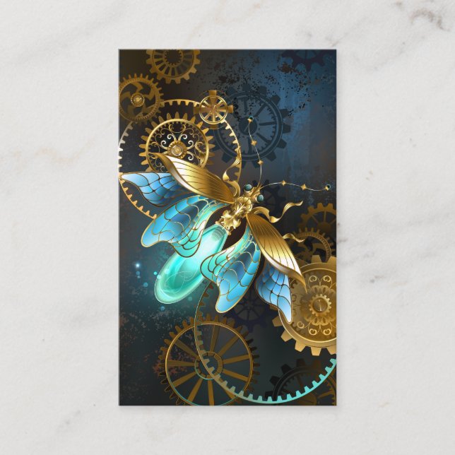 Steampunk Firefly Business Card (Front)