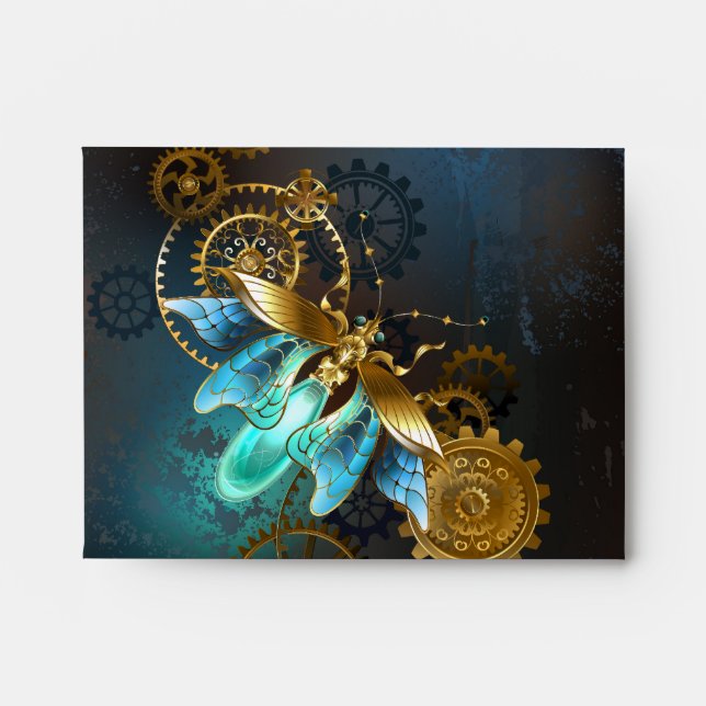 Steampunk Firefly Envelope (Front)