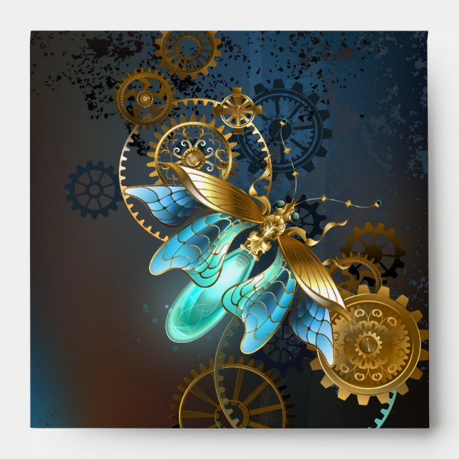Steampunk Firefly Envelope (Front)