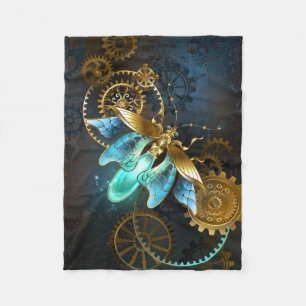 Steampunk Firefly Fleece Blanket