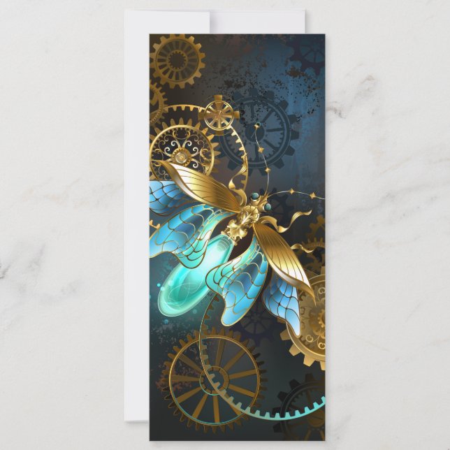 Steampunk Firefly Holiday Card (Front)