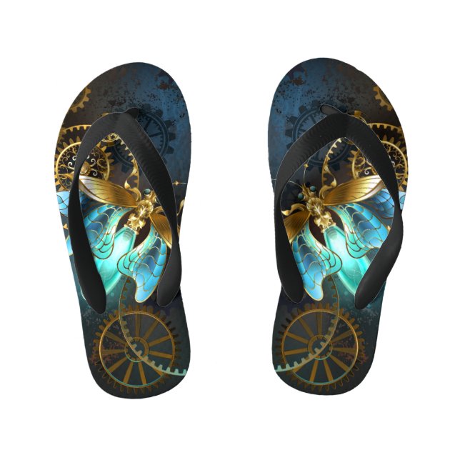 Steampunk Firefly Kid's Jandals (Footbed)