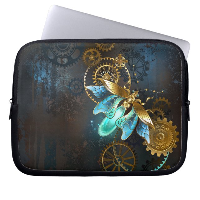 Steampunk Firefly Laptop Sleeve (Front)
