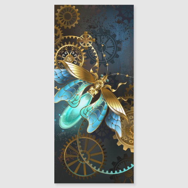 Steampunk Firefly Magnetic Invitation (Front)