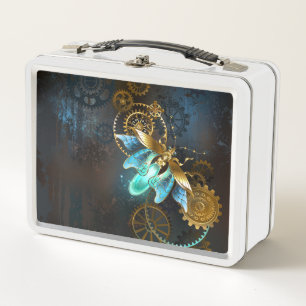 Steampunk Firefly Metal Lunch Box