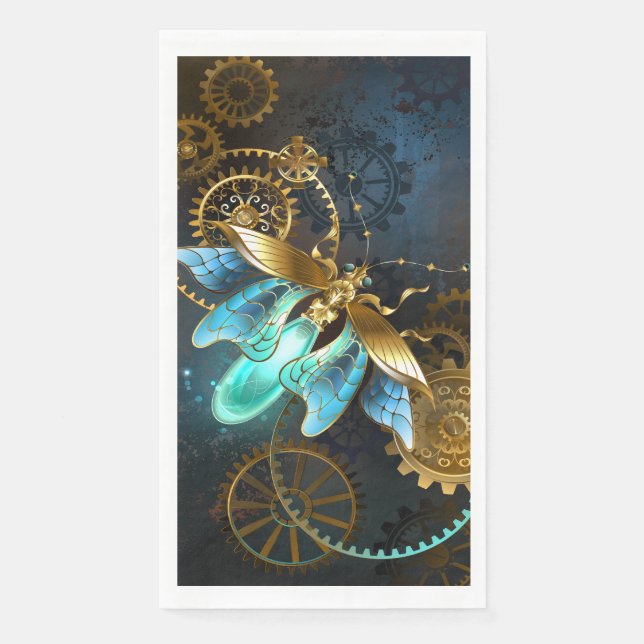 Steampunk Firefly Napkin (Front)