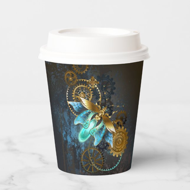 Steampunk Firefly Paper Cups (Front)
