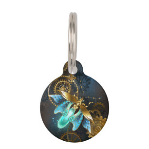 Steampunk Firefly Pet Tag