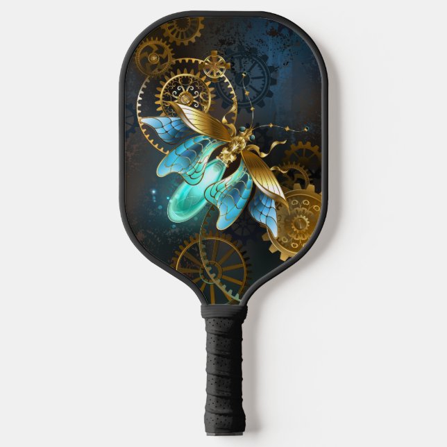 Steampunk Firefly Pickleball Paddle (Front)