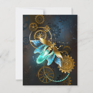Steampunk Firefly RSVP Card