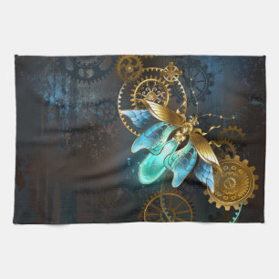 Steampunk Firefly Tea Towel