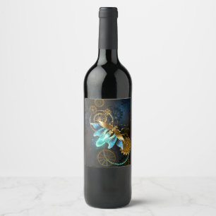 Steampunk Firefly Wine Label