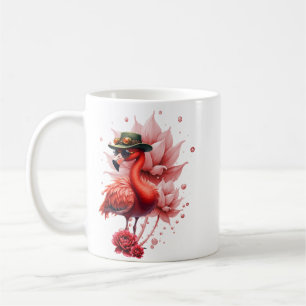 Steampunk Flamingo – Fantasy Digital Artwork Coffee Mug