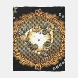 Steampunk, Fleece Blanket