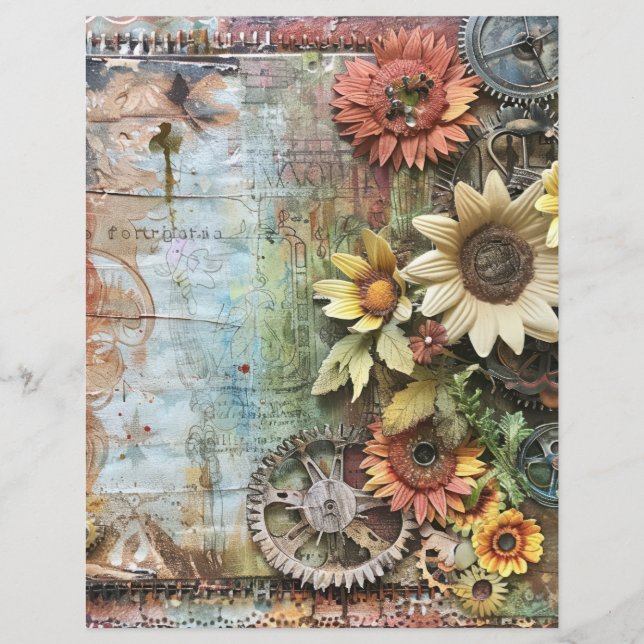 Steampunk Floral (Front)