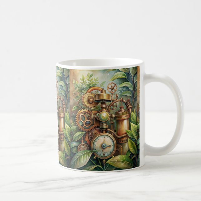 Steampunk Garden Coffee Mug (Right)