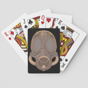 Steampunk Gas Mask Thunder_Cove Playing Cards