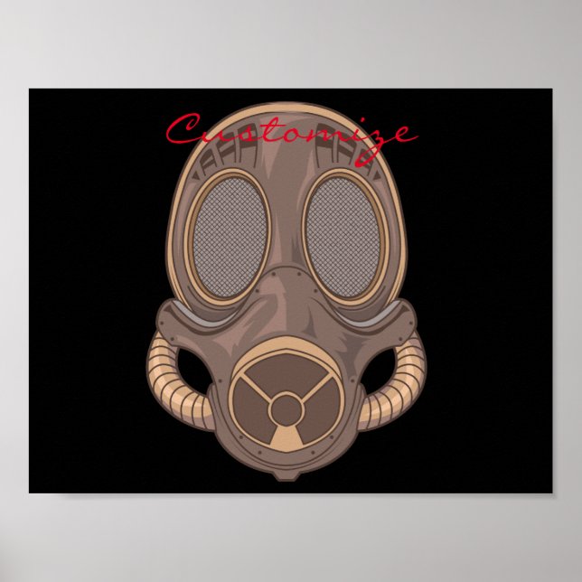 Steampunk Gas Mask Thunder_Cove Poster (Front)