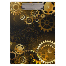 Steampunk Gear Clipboard