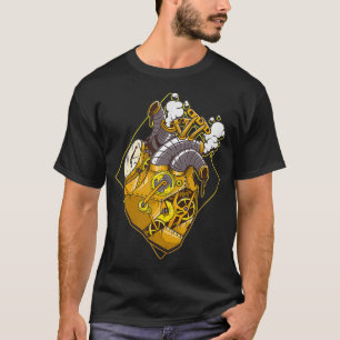 Steampunk Gear Clockwork Heart  T-Shirt