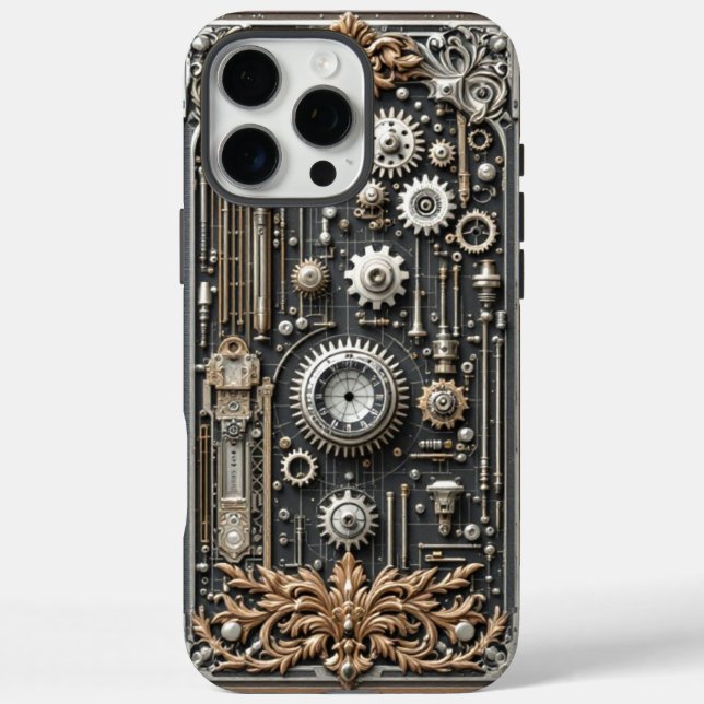 Steampunk Gear Guard for Case-Mate iPhone Case (Back)
