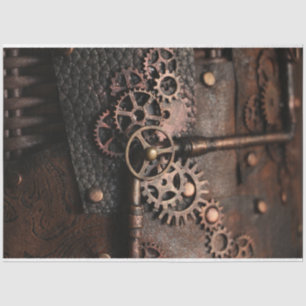 Steampunk Gears 2 Decoupage 20x30 Tissue Paper