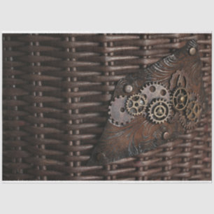 Steampunk Gears Decoupage 20x30 Tissue Paper