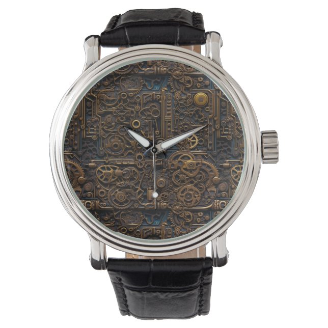 Steampunk Gears Watch (Front)