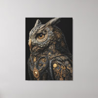 Steampunk Gearwork Owl