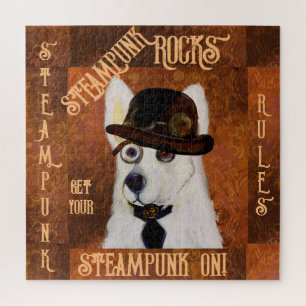 Steampunk German Shepherd       Jigsaw Puzzle