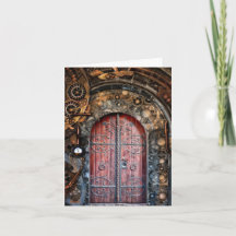 Steampunk Gothic Door