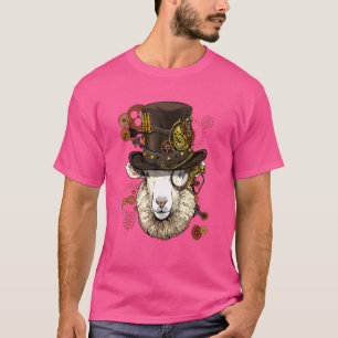 Steampunk Gothic Sheep Lamb Mechanical Farm Animal T-Shirt
