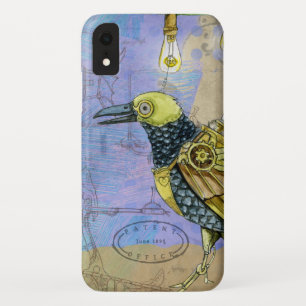 Steampunk Grunge Drawing of Mechanical Bird Case-Mate iPhone Case