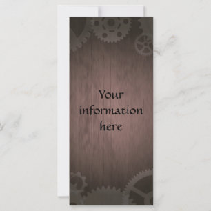 Steampunk grungy gears background